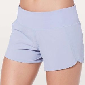 Lulu lemon speed up short light purple